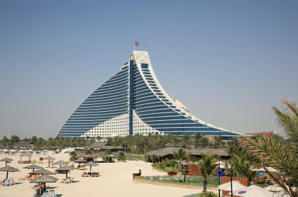 Beach Hotel Dubai with swimming pool